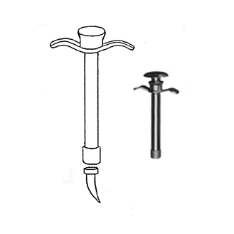 COE Hub for Aluminum Syringe. #159031 COE Hub for Aluminum Syringe. #159031