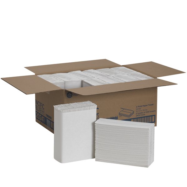 Pacific Blue Select White C-Fold Paper Towels, 10 Pacific Blue Select White C-Fold Paper Towels, 10