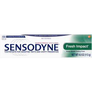 Sensodyne Fresh Impact Toothpaste, 12 - 4 oz. Tubes. Toothpaste for ...