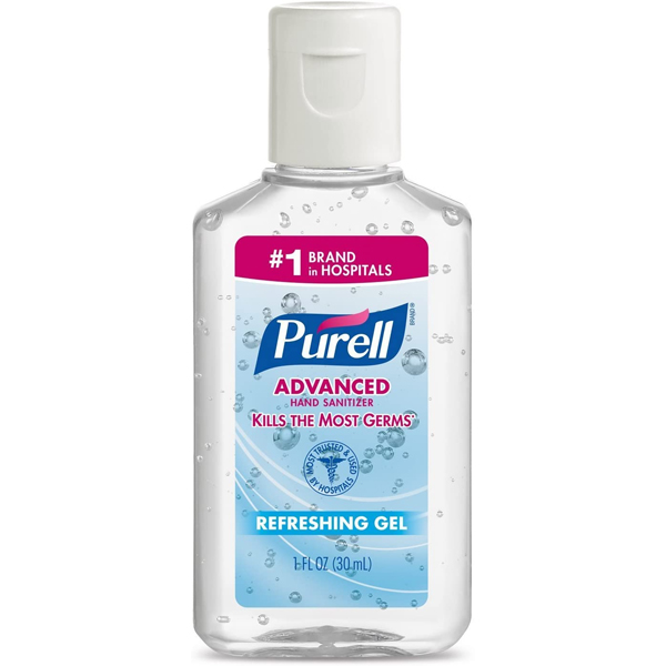 Purell Advanced Hand Sanitizer Refreshing Gel, 1. Purell Advanced Hand Sanitizer Refreshing Gel, 1.