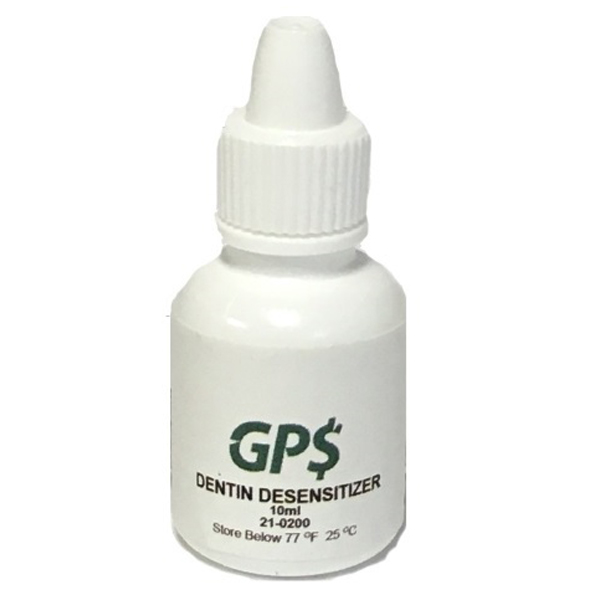 GPS Dentin Desensitizer with Fluoride 10ml. Contains 35 HEMA Net32