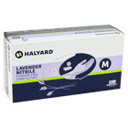 Halyard Lavender, Nitrile Exam Gloves: X-SMALL 250/Bx. Powder-Free, Textured