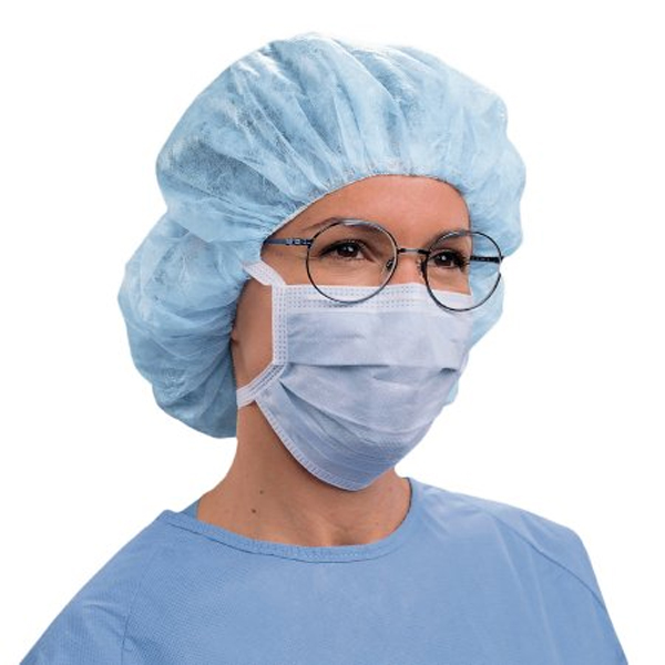 Tecnol Fog-Free Blue Surgical Mask, PFE ≥ 98% a Tecnol Fog-Free Blue Surgical Mask, PFE ≥ 98% a
