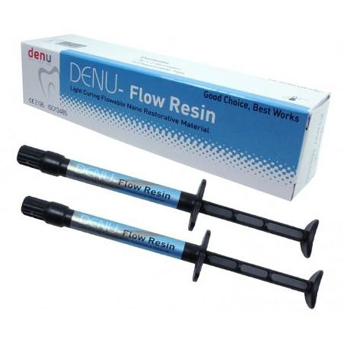 Denu Flow Resin A3.5 Syringe, 2 x 2 Gm. Light cured flowable