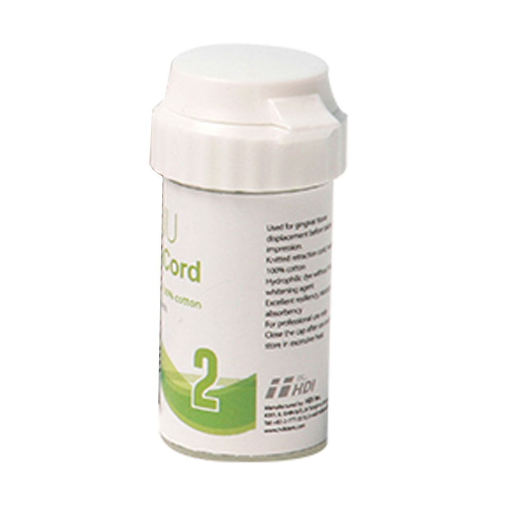 Denu GingiCord Gingival Retraction 100% Cotton Cord, Size #2, 118 ...