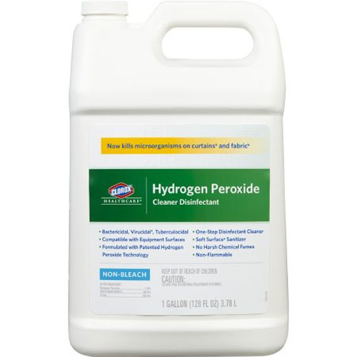 Clorox Hydrogen Peroxide Spray Refill 1 Gallon 4 Cs Non Bleach Cleaner Dental Supplies