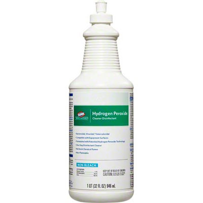 Clorox Hydrogen Peroxide Disinfectant Cleaner 32 Oz Pull Top Bottle 6 Cs Dental Supplies