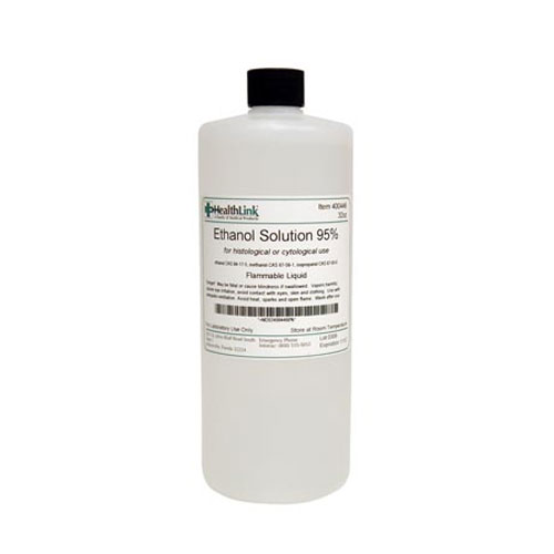 Healthlink Ethanol Solution, 95, 32 oz. Bottle Each Dental Supplies