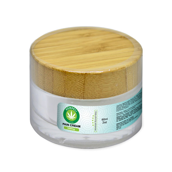 Pain Cream Hempeli pain relief cream - 2 oz. glas Pain Cream Hempeli pain relief cream - 2 oz. glas