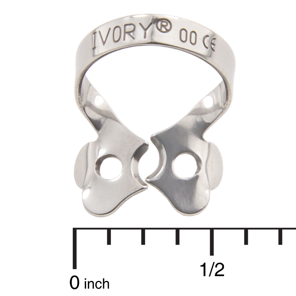 Ivory Clamps 00 Winged Upper and Lower Premolar and Anterior teeth