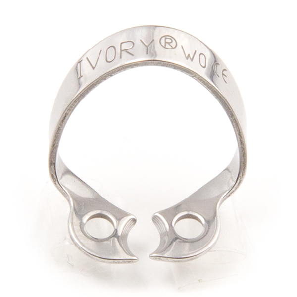 Ivory Clamps W0 wingless metal rubber dam clamp, single clamp Net32