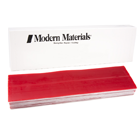 Modern Materials Boxing Wax - Extra-Thin 12" x 1.50" x .040", Red, 1 Lb. Package