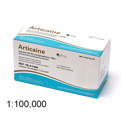 House Brand Articaine HCl 4% with Epinephrine 1:1 House Brand Articaine HCl 4% with Epinephrine 1:1