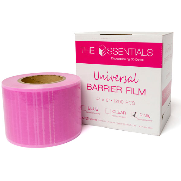 House Brand 4" x 6" Barrier Film, Pink, Roll of 1 House Brand 4" x 6" Barrier Film, Pink, Roll of 1