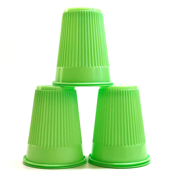 House Brand Green 5 oz. Plastic Cups, Case of 100 House Brand Green 5 oz. Plastic Cups, Case of 100