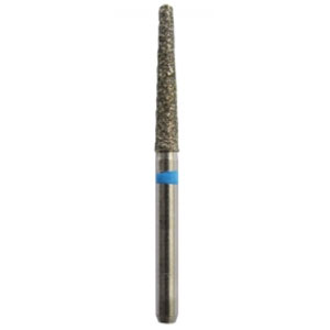 Takaguti Fg Tf 13 Regular Grit Diamond Bur Flat End Taper 3 Pk Iso 173 018 Dental Supplies