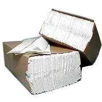 House Brand White C-fold towel, case of 2400 towe House Brand White C-fold towel, case of 2400 towe