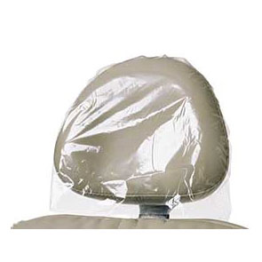 House Brand 9.5" L x 11" W Clear Plastic Headrest House Brand 9.5" L x 11" W Clear Plastic Headrest