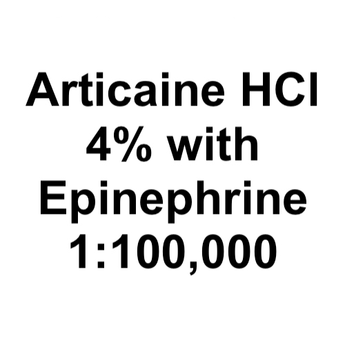House Brand Articaine HCl 4% with Epinephrine 1:1 House Brand Articaine HCl 4% with Epinephrine 1:1