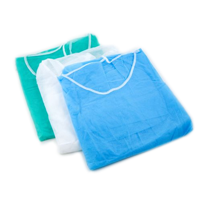 House Brand Blue Disposable Isolation Gowns 50/ca House Brand Blue Disposable Isolation Gowns 50/ca