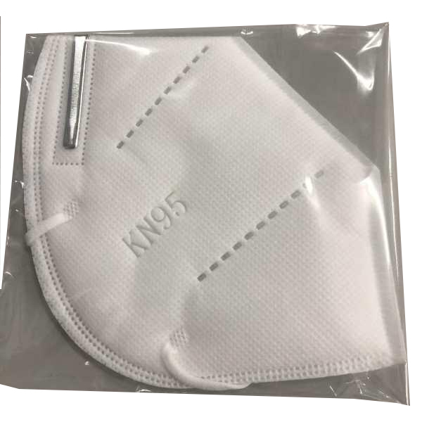 House Brand KN95 Mask, 4 Ply White, 10/Bx. ≥95 Particle Filtration