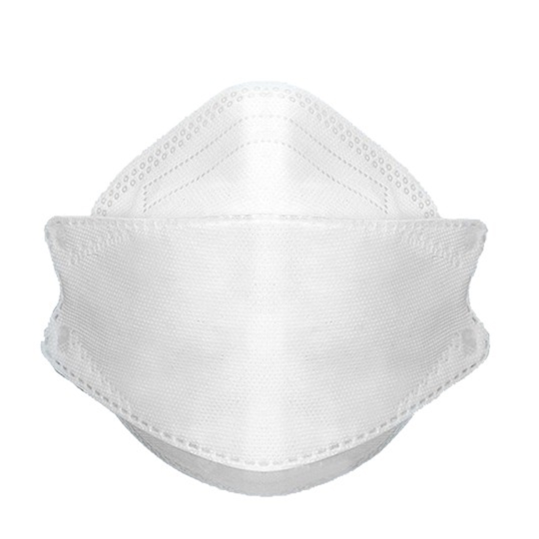 House Brand KN95 Mask, 20/Bx. White. ≥95 Particle Filtration
