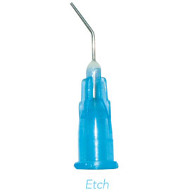 House Brand Blue 25 gauge Etchant Tips - Pre-Bent House Brand Blue 25 gauge Etchant Tips - Pre-Bent