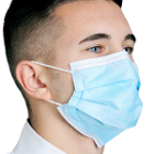 Defend Face Mask - Blue Ear-Loop, Level 1, 50/Bx. Defend Face Mask - Blue Ear-Loop, Level 1, 50/Bx.