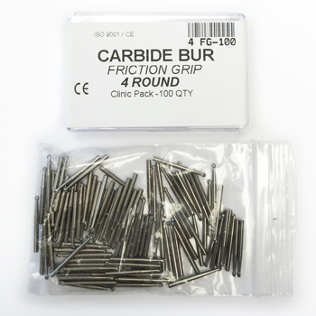 House Brand FG #4 Round Carbide Bur, clinic pack House Brand FG #4 Round Carbide Bur, clinic pack