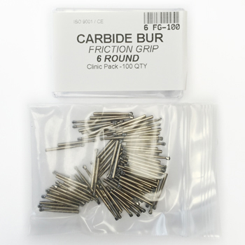 House Brand FG #6 Round Carbide Bur, clinic pack House Brand FG #6 Round Carbide Bur, clinic pack