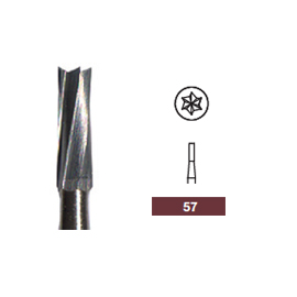 House Brand Fg 57 Straight Fissure Plain Carbide Bur Clinic Pack Of 100 Burs Dental Supplies