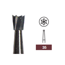 House Brand FG #35 inverted cone Carbide Bur, cli House Brand FG #35 inverted cone Carbide Bur, cli