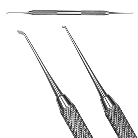 Hu-Friedy #1/2 DE Cleoid-Discoid Carver with Regular Handle