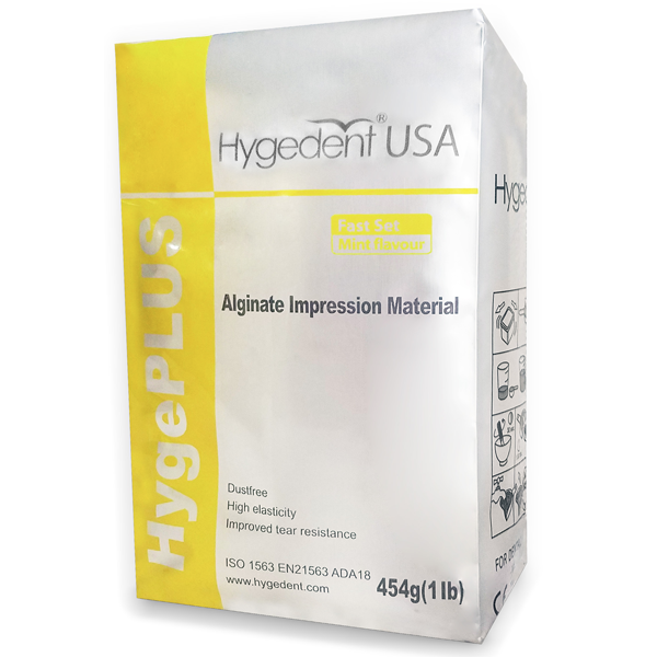 HygePLUS Orthodontics Alginate - Fast Set, 1 Lb b HygePLUS Orthodontics Alginate - Fast Set, 1 Lb b