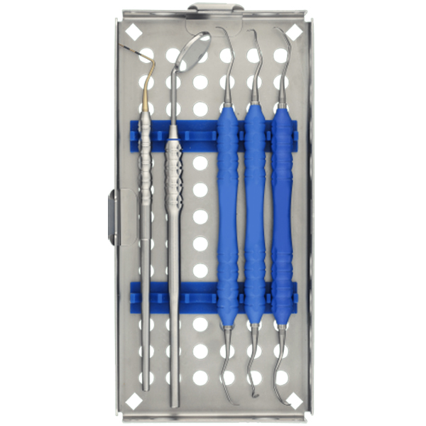 Hygitech Implant Cleaning Instrument Set, Scaler & Curette, Set of 5