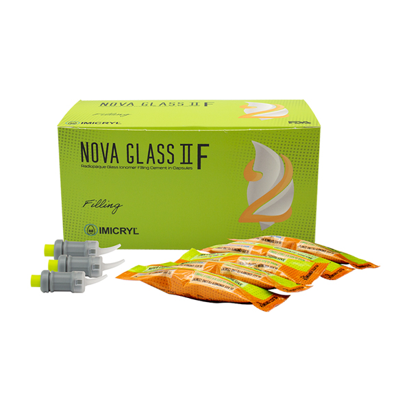Nova Glass II F A2 Ionomer Filling Cement 50 Capsules Net32