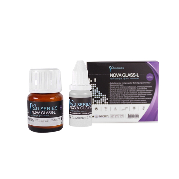 Nova Glass L Ionomer Luting Cement 35g Powder / 15ml Liquid Net32
