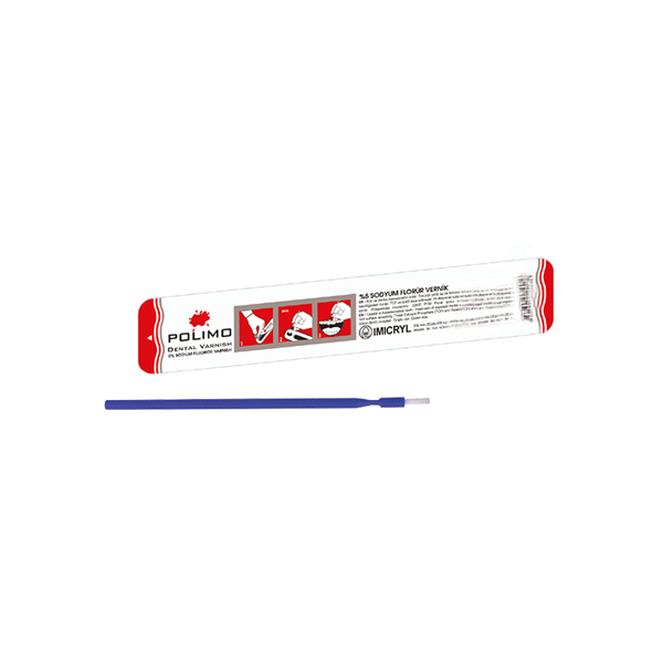 Polimo 5 Sodium Fluoride Dental Varnish Flavored, Disposable Package