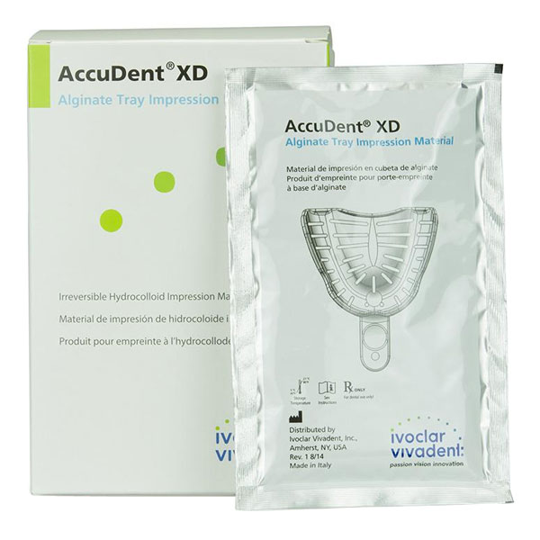 Accudent XD Alginate Tray Impression Material, 12 24 g Packets