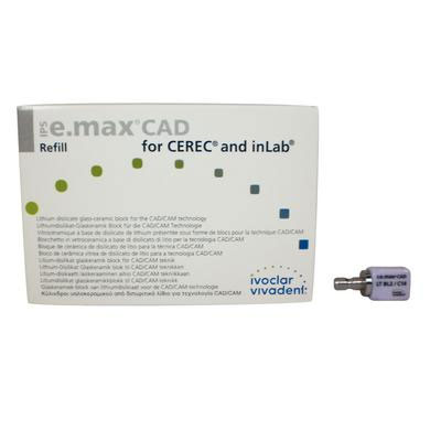 IPS e.max CAD for cerec LT Block, Shade BL2 Size IPS e.max CAD for cerec LT Block, Shade BL2 Size