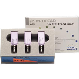 IPS e.max CAD Blocks LT, Size B32 Shade A1 3/Pk. IPS e.max CAD Blocks LT, Size B32 Shade A1 3/Pk.