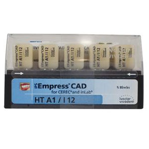 IPS Empress CAD HT Block, Shade A1 Size I12, 5/Pk IPS Empress CAD HT Block, Shade A1 Size I12, 5/Pk