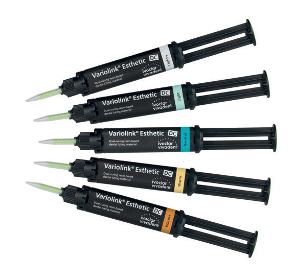 Variolink Esthetic DC Dual-cure adhesive cement r Variolink Esthetic DC Dual-cure adhesive cement r