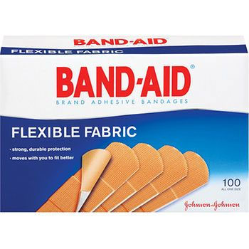 Band-Aid Flexible Adhesive Bandages 3/4" x 3", 10 Band-Aid Flexible Adhesive Bandages 3/4" x 3", 10