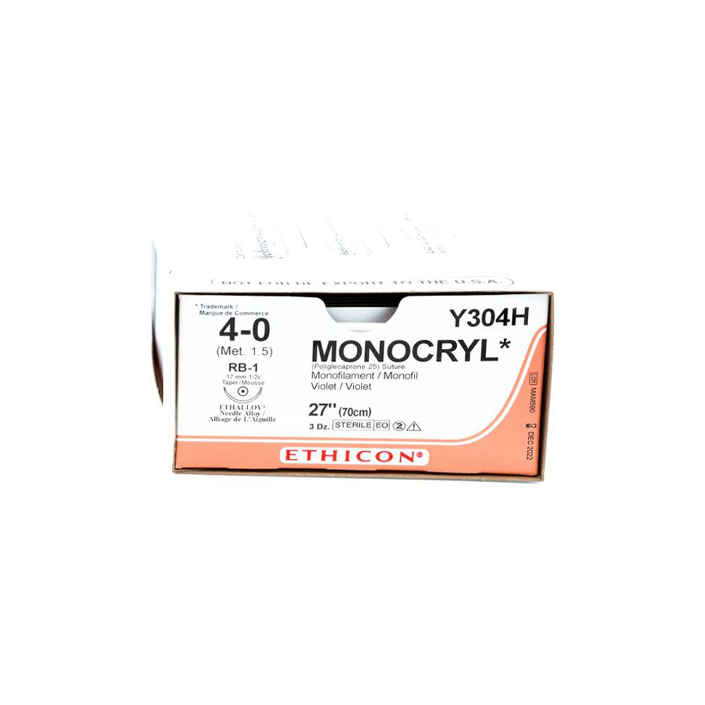 Ethicon Monocryl 4/0, 27