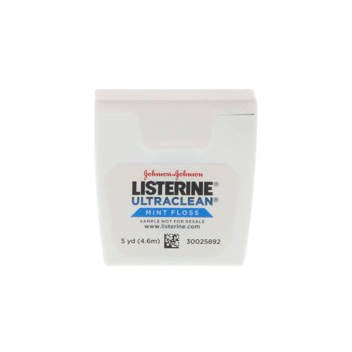 Listerine Ultraclean Dental Floss Mint Flavored, Waxed 72/Pk. Shred