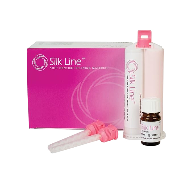 Silk Line Reline Soft Denture Relining Material, Delivered in an