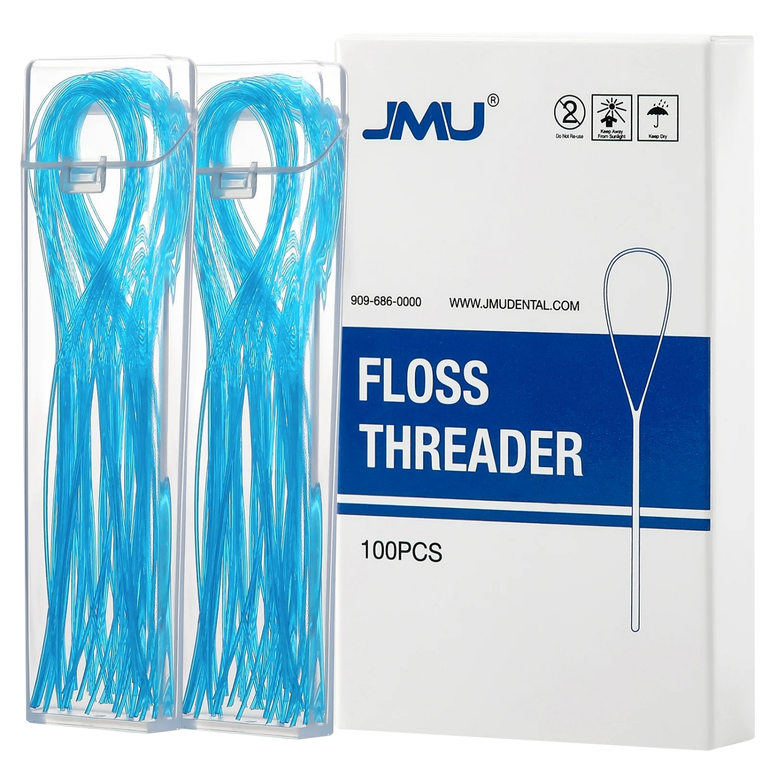 JMU Dental Floss Threader, 100/Pk | Net32