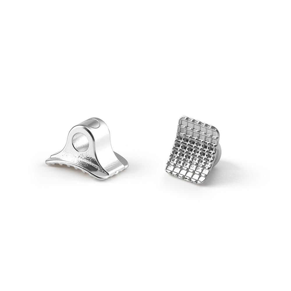 JMU Stainless Steel Bondable Eyelet Lingual Button, Rectangular Mesh ...