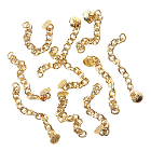 JMU Lingual Button Chains, Bondable Round, Golden, 10/Pk | Net32